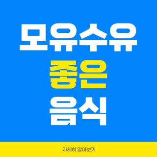 모유수유 좋은 음식